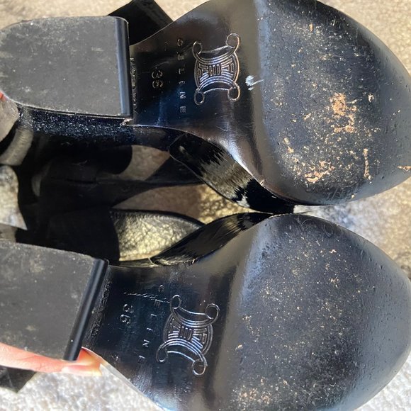 CELINE ANKLE WRAP PLATFORMS - Picture 5 of 5